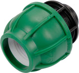 Adattatore Femmina per Tubi PE 32 mm x 1/2" GW – Raccordo a Compressione, Polipropilene 10 BAR FLO