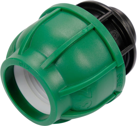 Adattatore Femmina per Tubi PE 32 mm x 1/2" GW – Raccordo a Compressione, Polipropilene 10 BAR FLO