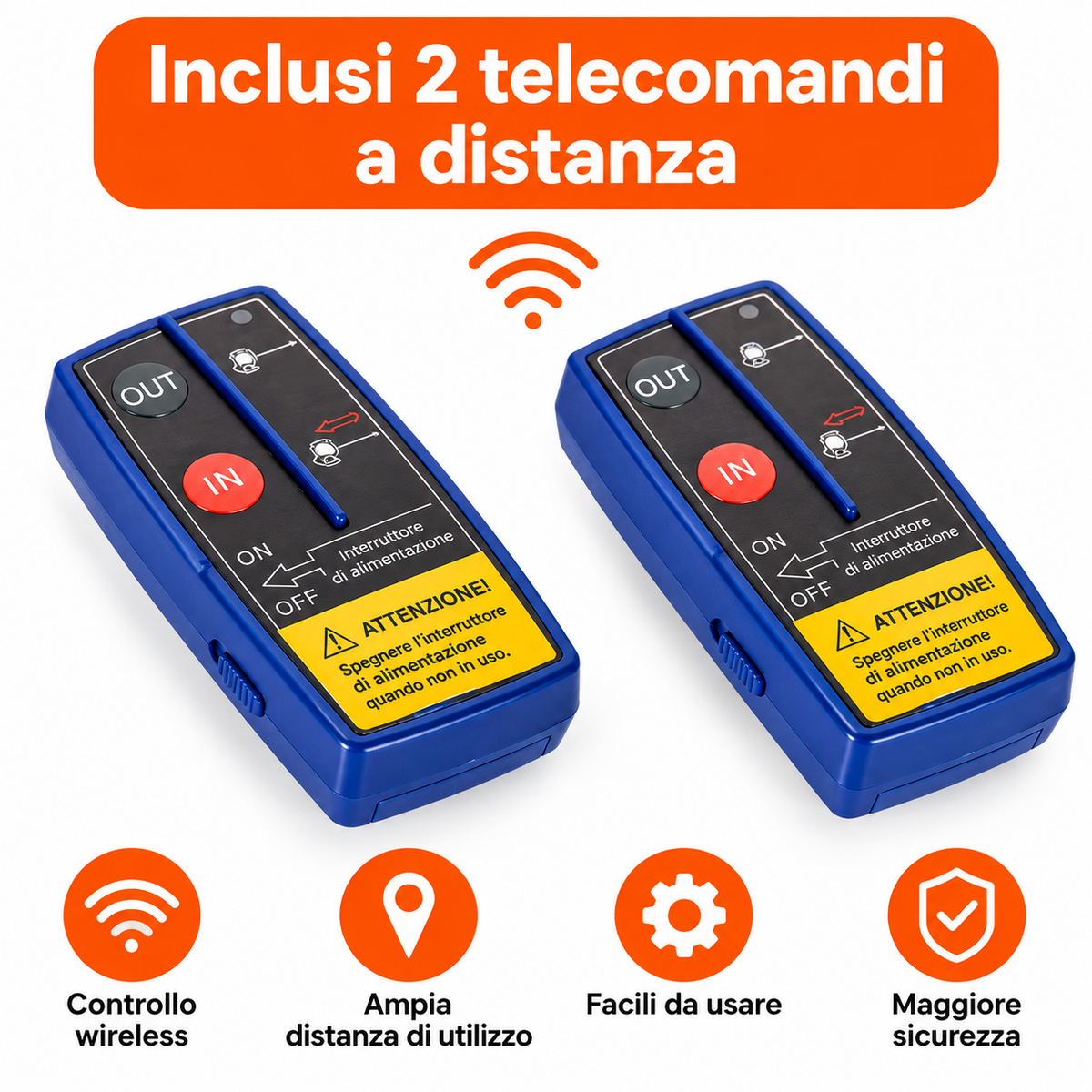 Verricello Elettrico Kibani 12V 5897kg Cavo Acciaio 26m Radiocomando 4,8kW