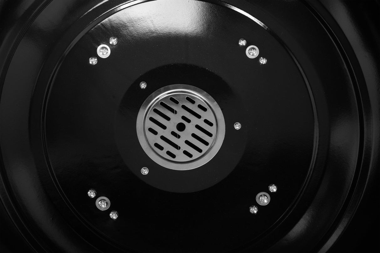 Barbecue Lund 54 cm con Coperchio e Termometro