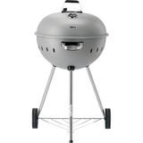 Barbecue a Carbone Lund in Acciaio con Coperchio e Regolazione Aria Griglia 54 cm