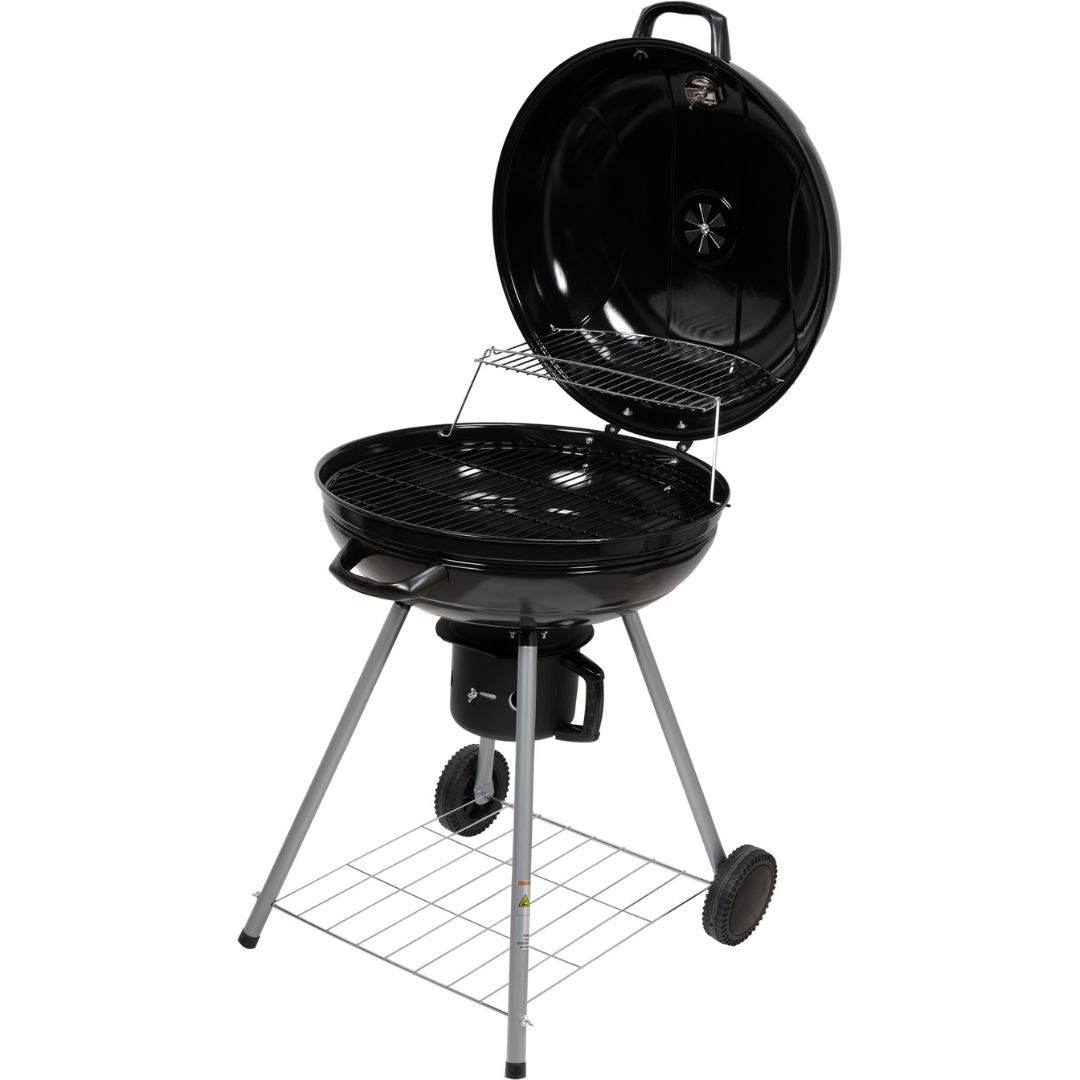 Barbecue Lund 54 cm con Coperchio e Termometro