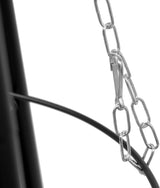 Griglia Appesa su Treppiede 46 cm Lund a Carbone in Acciaio Regolabile con Catena