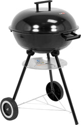 Barbecue a Carbone Rotondo 41 cm Lund con Coperchio Smaltato