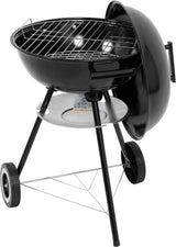 Barbecue a Carbone Rotondo 41 cm Lund con Coperchio Smaltato