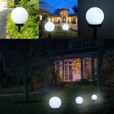 Lampada Solare da Giardino a Sfera 10 cm Luce Bianca 6500K IP44