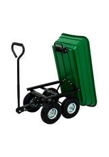 Carrello da Giardino con Cassone Ribaltabile - 75 Litri -