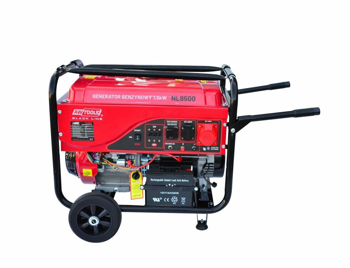 GENERATORE A BENZINA AWTOOLS 7.5kW 230/400V BLACK LINE