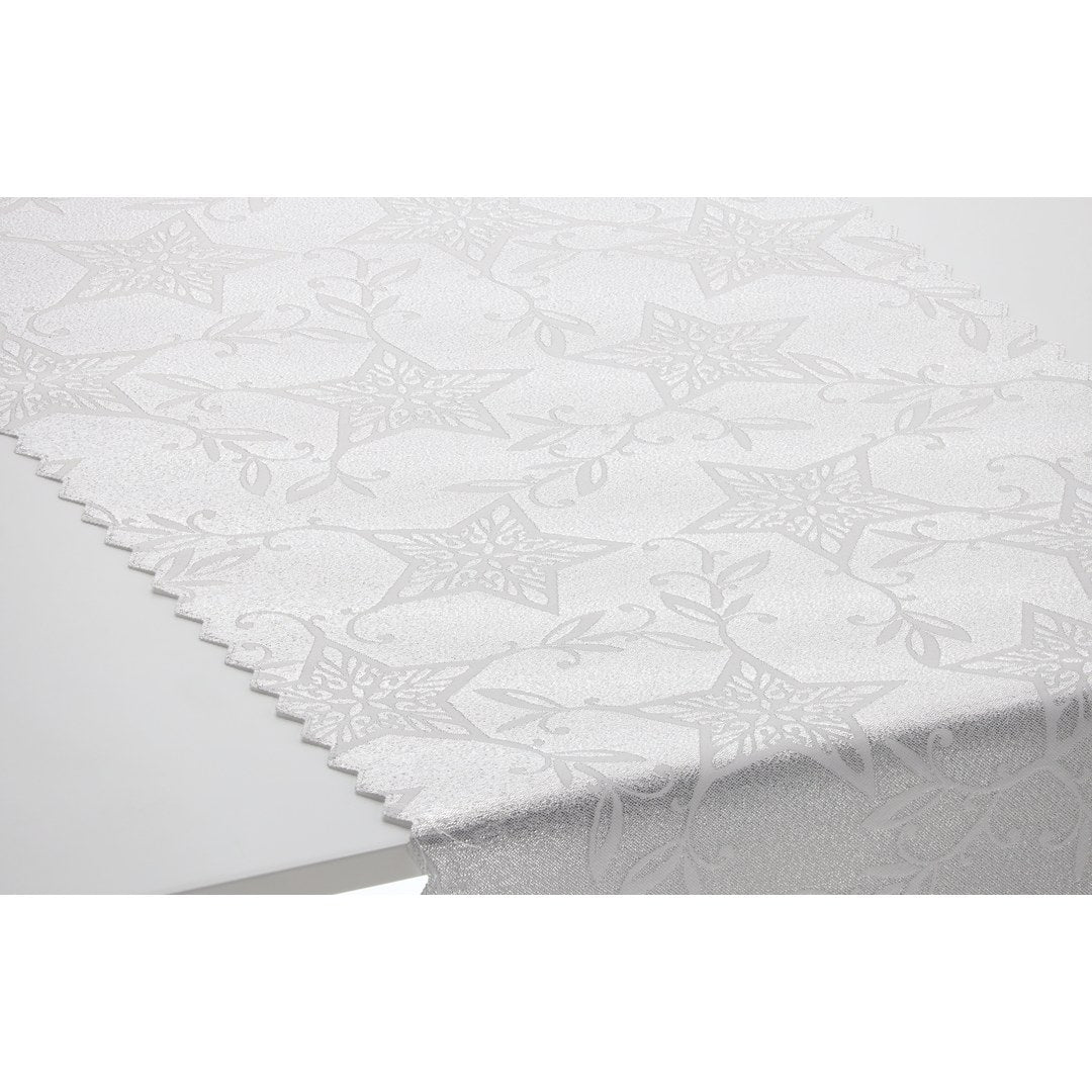 Runner da Tavola Natalizio Double-Face Argento