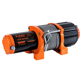 Verricello Elettrico Kibani 12V 2041kg Cavo Acciaio 13,5m 2 Radiocomandi