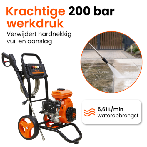 Idropulitrice a Benzina 200 Bar / 2900 PSI - 2,5 CV"