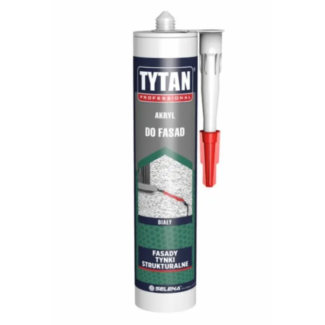 Sigillante acrilico per facciate bianco 280 ml – verniciabile, elastico, interno/esterno