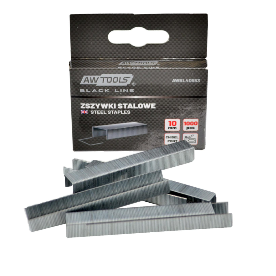 Graffette tipo A53 14 mm – 1000 pz, acciaio zincato, punta a V