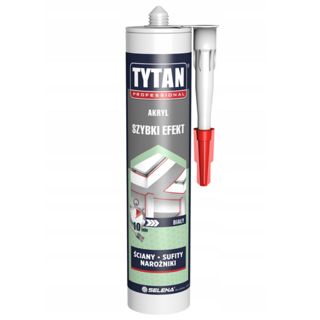 Sigillante acrilico ad asciugatura rapida bianco 280 ml – verniciabile in 10 minuti, inodore
