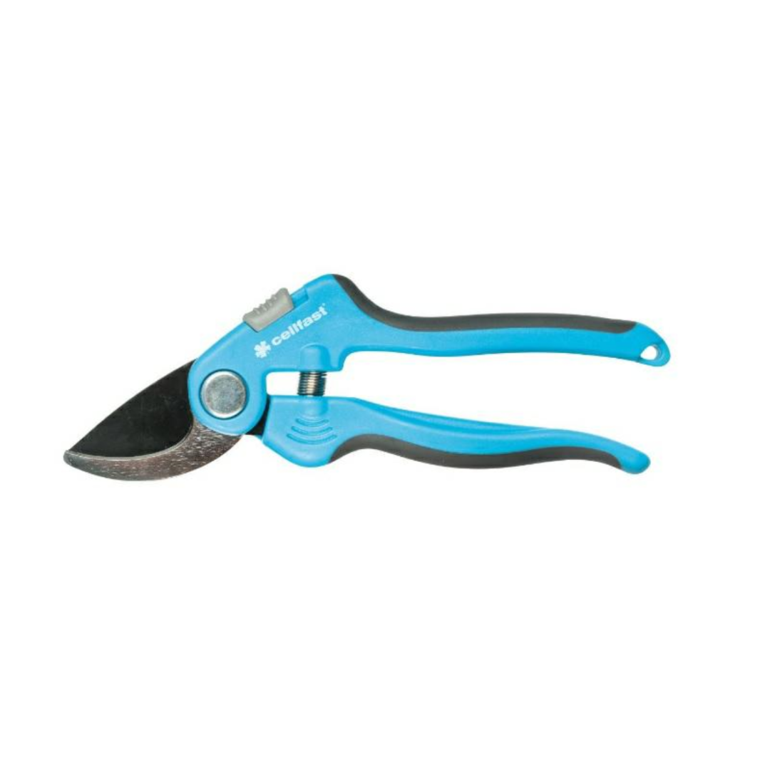 Cesoie da potatura a doppia lama CELLPRO – universali, acciaio inox, impugnatura SAFETOUCH™