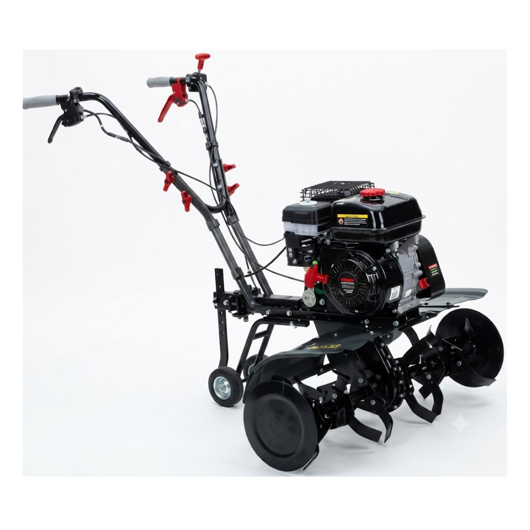 Motozappa a benzina 196cc 6,5 CV – larghezza 30-80 cm, profondità 16-32 cm