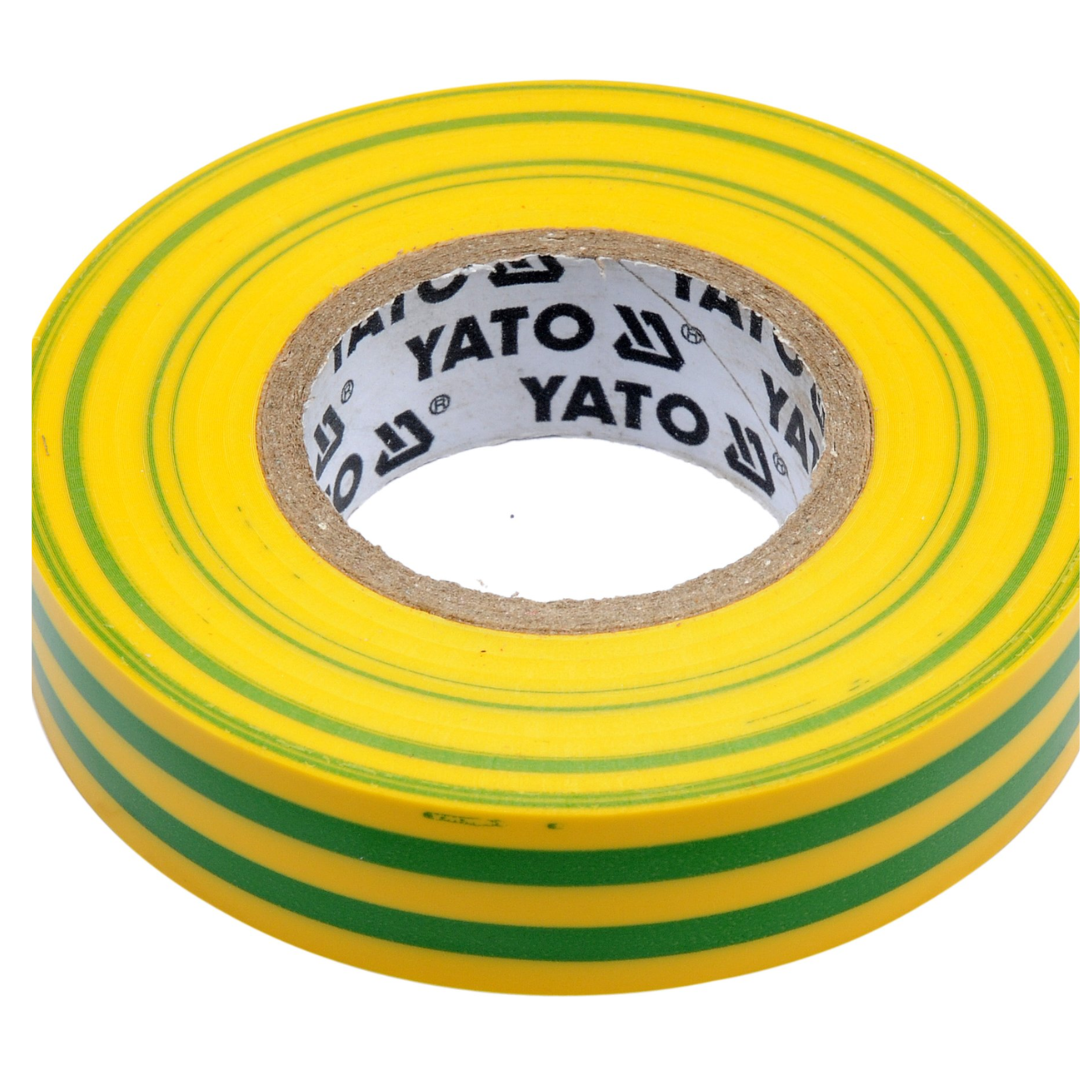 Nastro Isolante PVC 0,13mm – 15mm×20m – Giallo/Verde per Impianti Elettrici