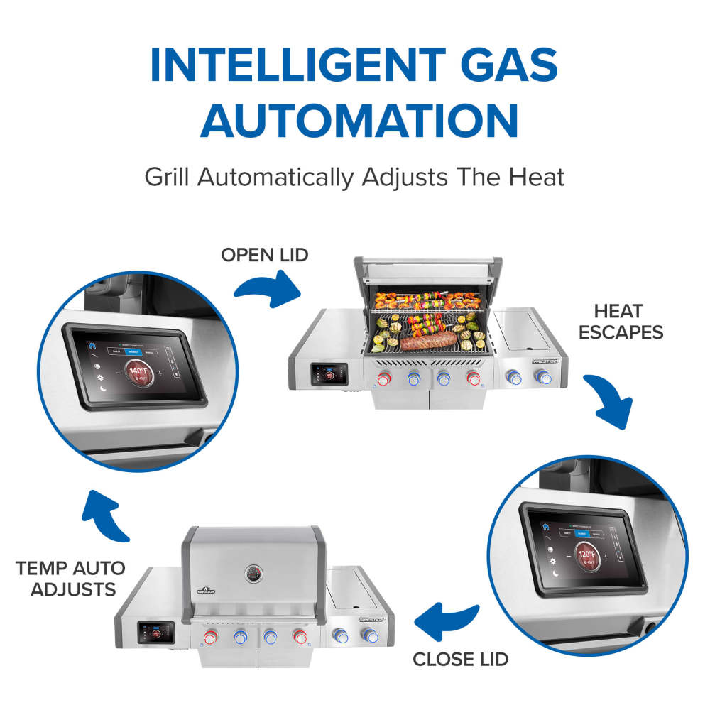 Barbecue Napoleon Prestige PRO 500 Smart Tech HeatBoost