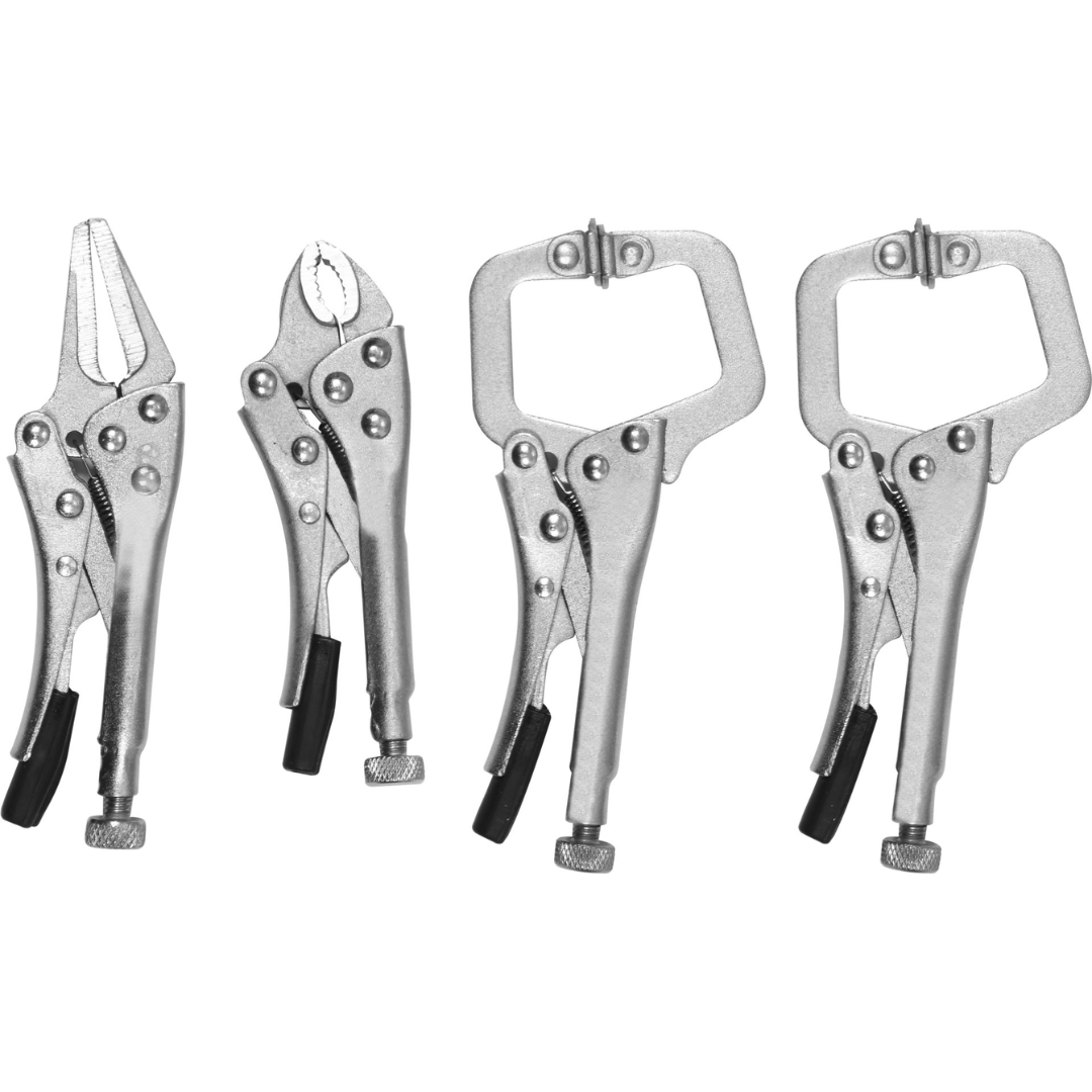 Set 4 Pinze Saldatura Yato Acciaio Nichelato Ganasce C + Snapper