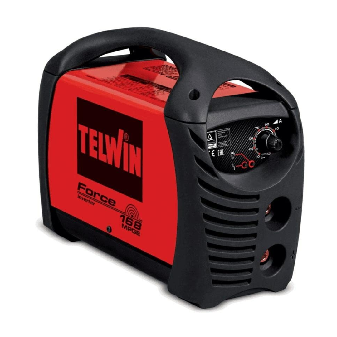 Saldatrice Inverter Telwin Force 168 MPGE MMA 230V Utilizzabile con Generatori