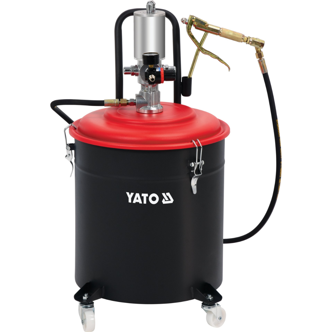 Pompa Ingrassaggio Pneumatica Yato 30L 300-400 Bar Rapporto 50:1 Tubo 4m