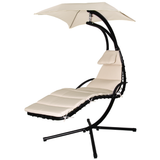 Dondolo da giardino Garden Line beige con tettuccio regolabile