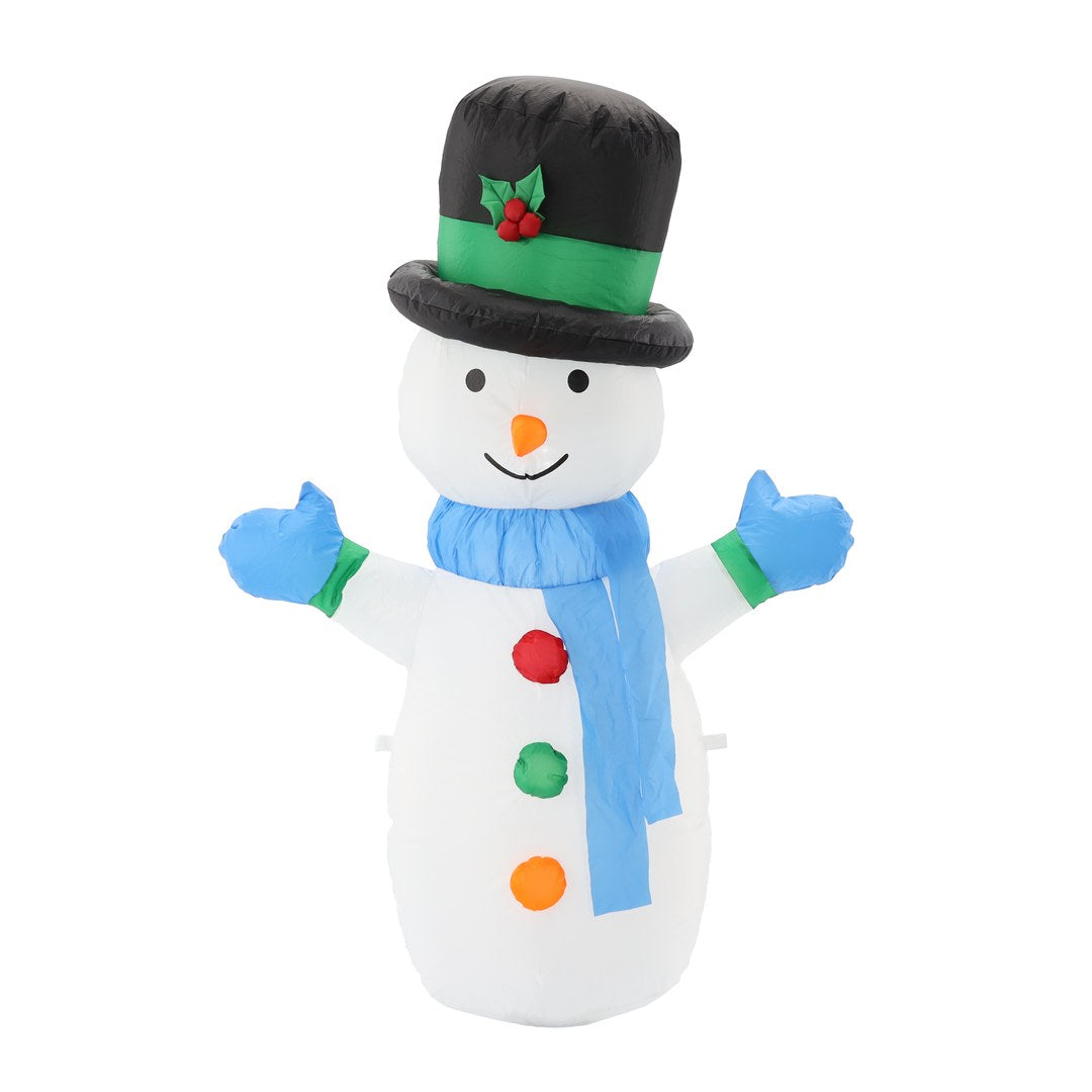 Pupazzo di Neve Gonfiabile con Luci LED