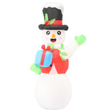 Pupazzo di Neve Gonfiabile con Luci LED