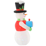 Pupazzo di Neve Gonfiabile con Luci LED