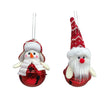 Campanellino di Natale Pupazzo di Neve o Babbo Natale
