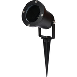 Lampada da Giardino a Punta IP54 – 1xGU10, Orientabile, Alluminio Nero YATO