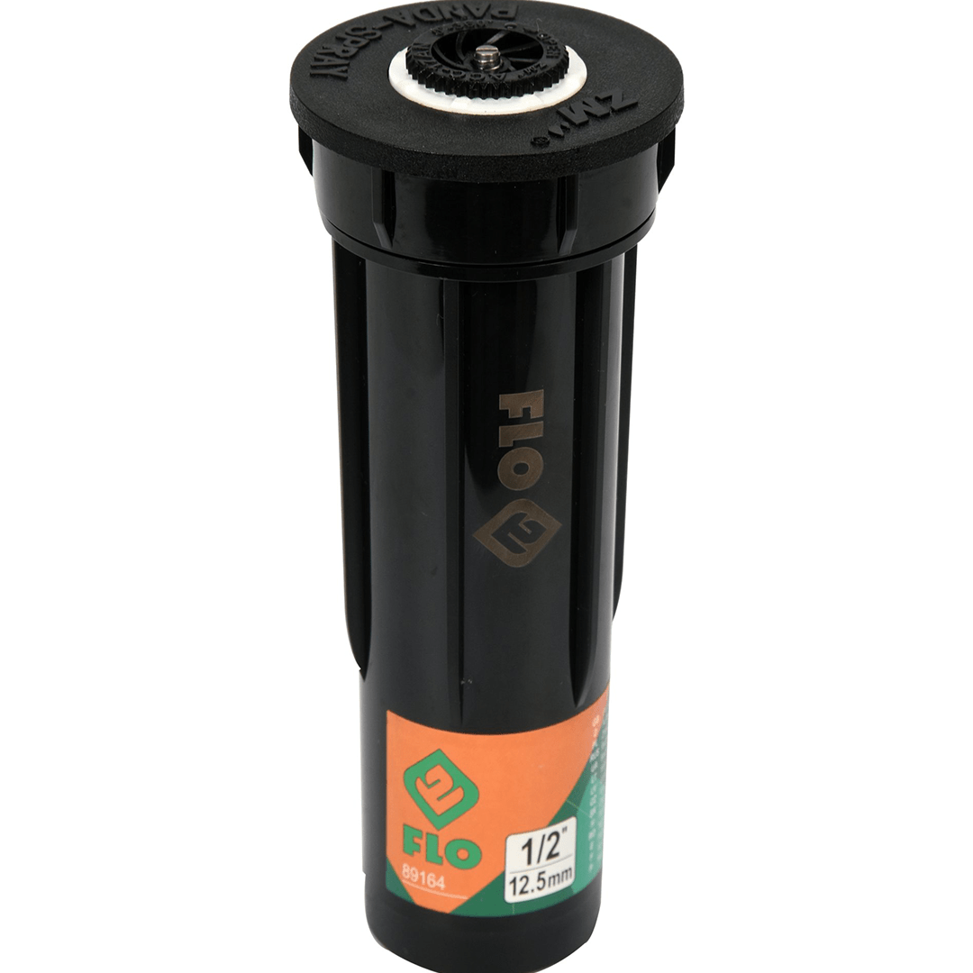 Irrigatore a Scomparsa Regolabile 25°–360° – Altezza 12,5 cm, Filettatura 1/2", Ugello a Ruota FLO