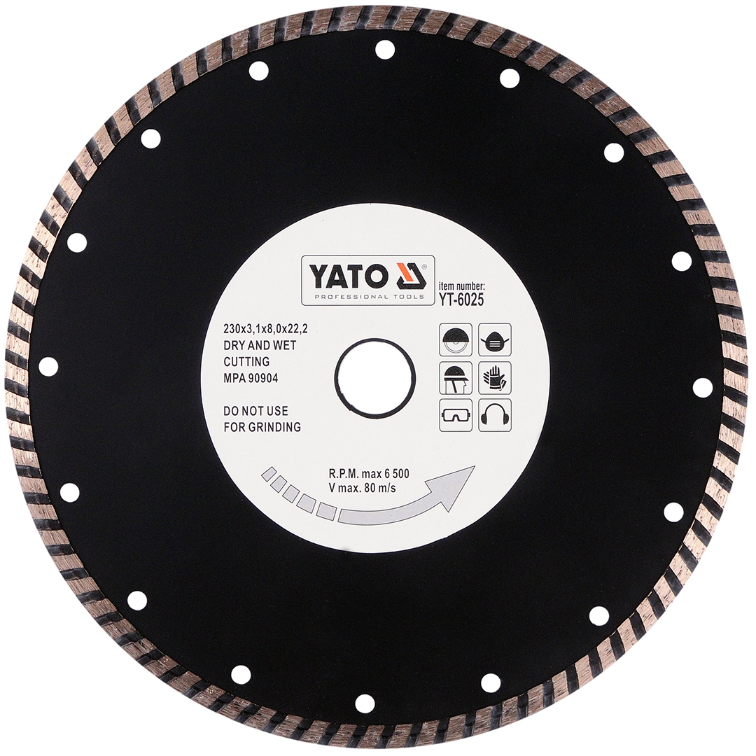 Lama Diamantata "Turbo" 230 mm – YATO