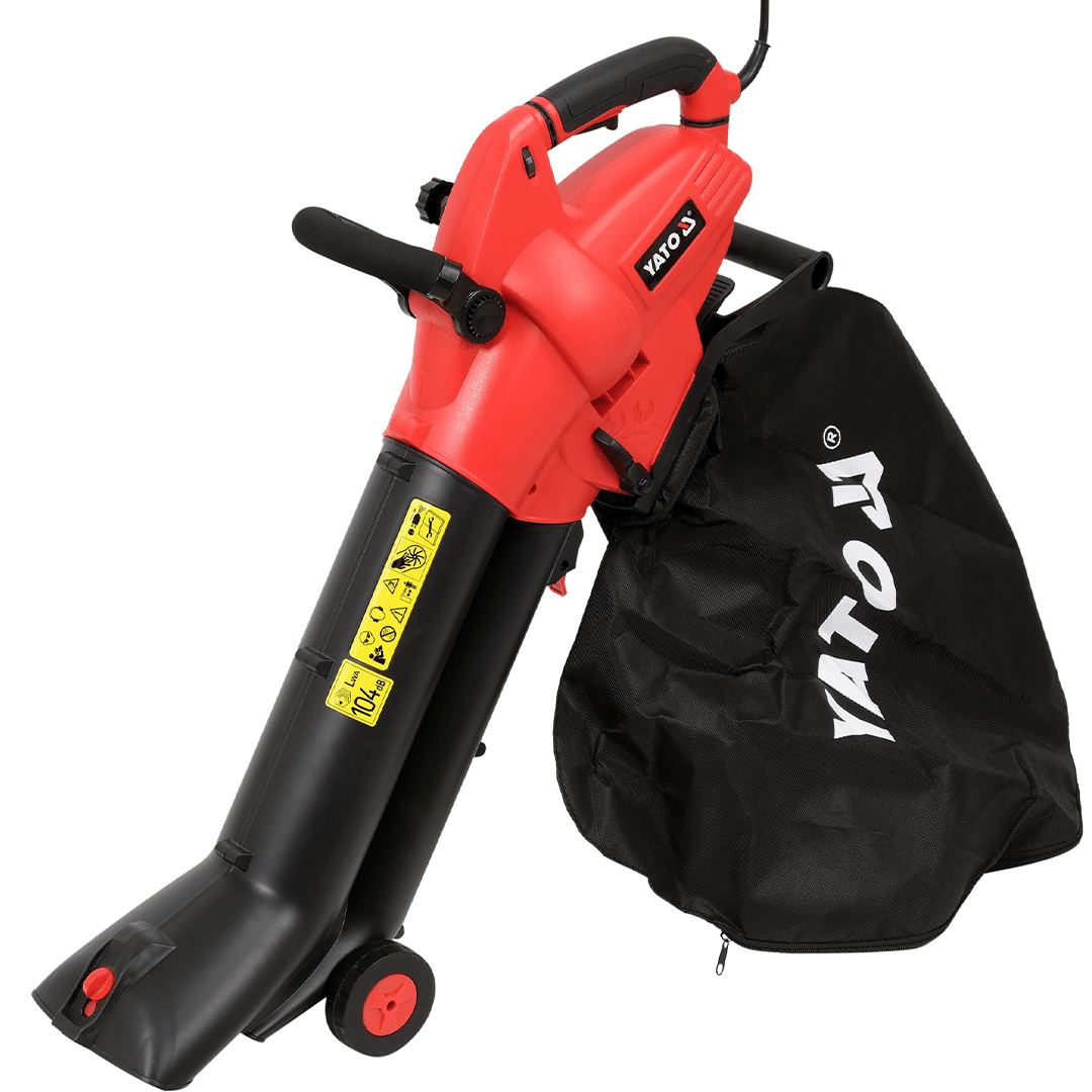 Soffiatore Per Foglie Senza Fili – Motore 550W, 180 MPH, 320 CFM, 2 Batterie 21V 3000 MAh, 3 Velocità, 3 Ugelli + Tubo Prolunga, Leggero 1,6 Lb