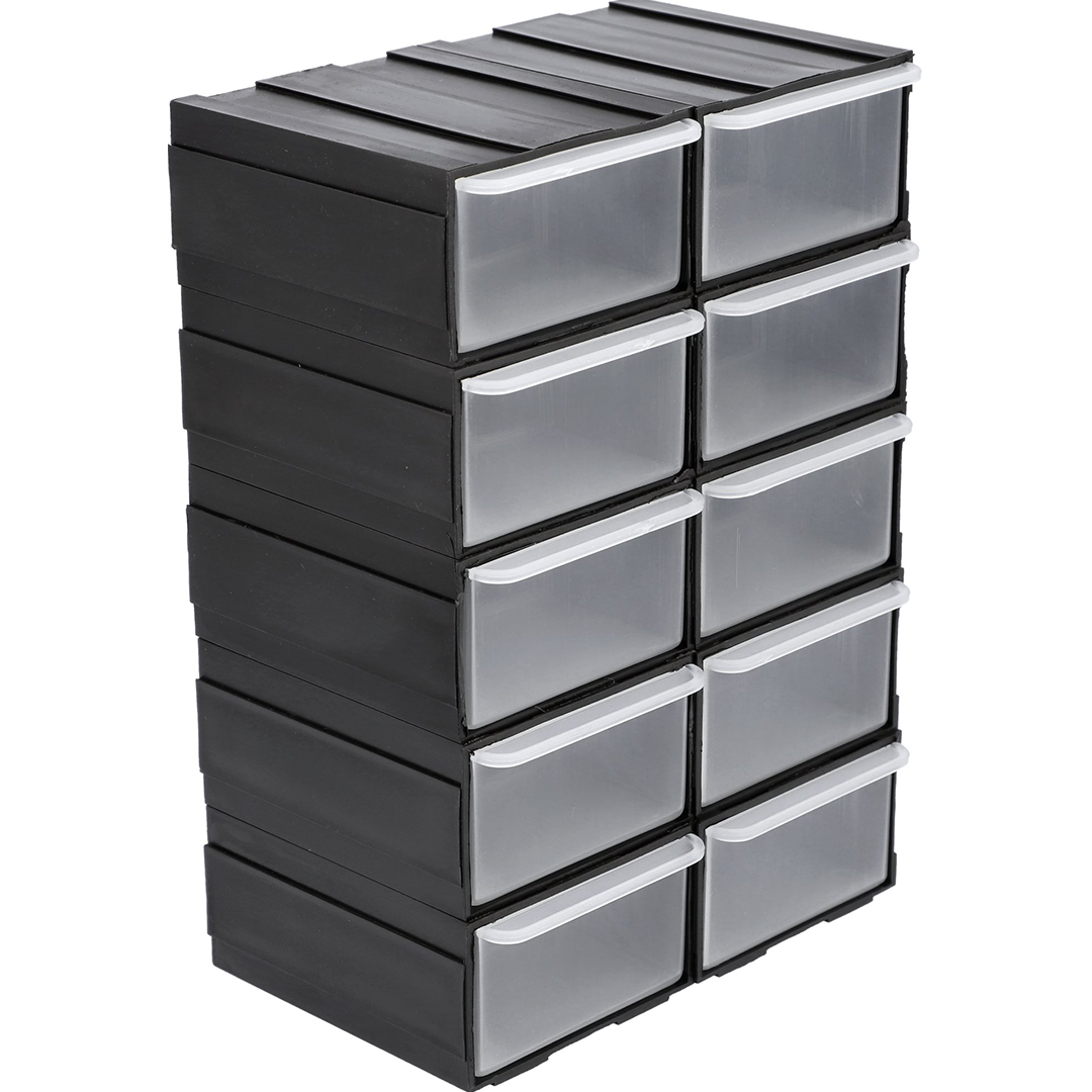Cassetti da Officina 225x155x100 mm – Modulo con 10 Cassetti per Minuteria e Utensili