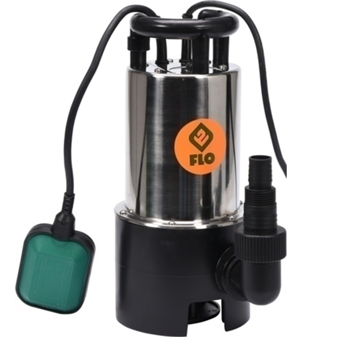 Pompa Sommergibile per Acque Sporche Flo 900W Corpo in Acciaio Inox
