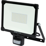 Faretto LED SMD 50W IP54 con Sensore PIR – 4750 Lumen, Luce Fredda 6500K, Alluminio Nero YATO