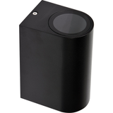 Lampada da Parete per Esterni IP44 – 2xGU10, Luce Bifacciale, Alluminio Nero YATO