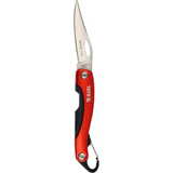 Coltello Pieghevole con Moschettone e Lama Bowie in Acciaio Inox Yato
