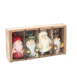 Set 4 Addobbi per Albero Gnomi