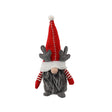 Gnomo di Natale 30 cm con corna di renna