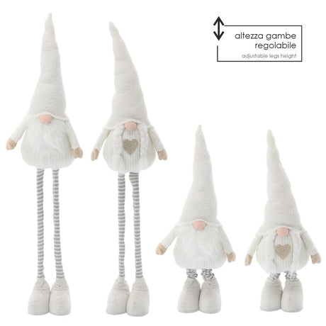 Gnomo di Natale con Gambe Regolabili