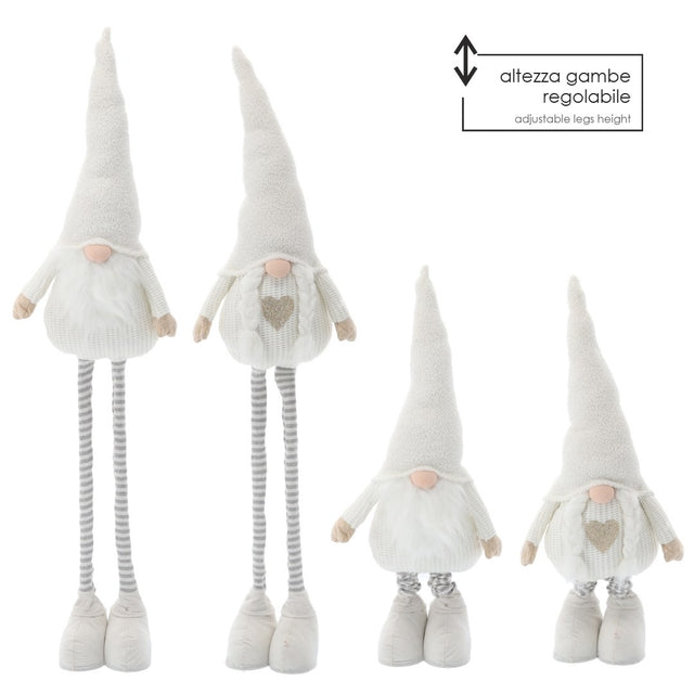 Gnomo di Natale con Gambe Regolabili