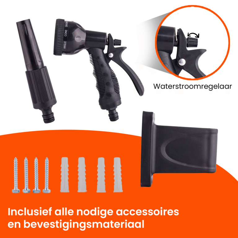 Tubo Flessibile da Giardino 25 metri - PVC Antipiega, Attacco 3/4 BSP