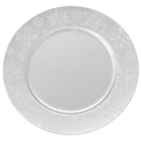 Sottopiatto Natalizio Rotondo Argento