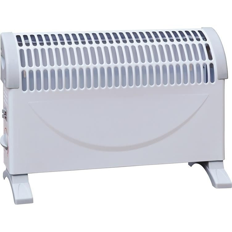 TERMOCONVETTORE STUFA ELETTRICA 3 POTENZE 1500W TERMOSTATO REGOLABILE BIANCO