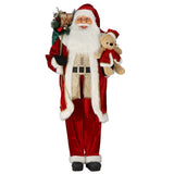 Babbo Natale in Piedi 220 cm Luminoso e Musicale