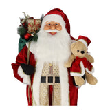 Babbo Natale in Piedi 220 cm Luminoso e Musicale