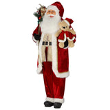 Babbo Natale in Piedi 220 cm Luminoso e Musicale
