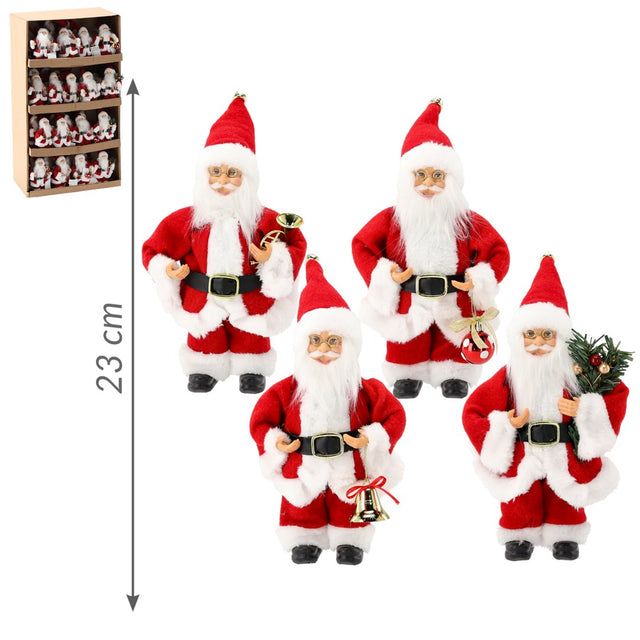 Babbo Natale Rosso Decorativo 23 cm